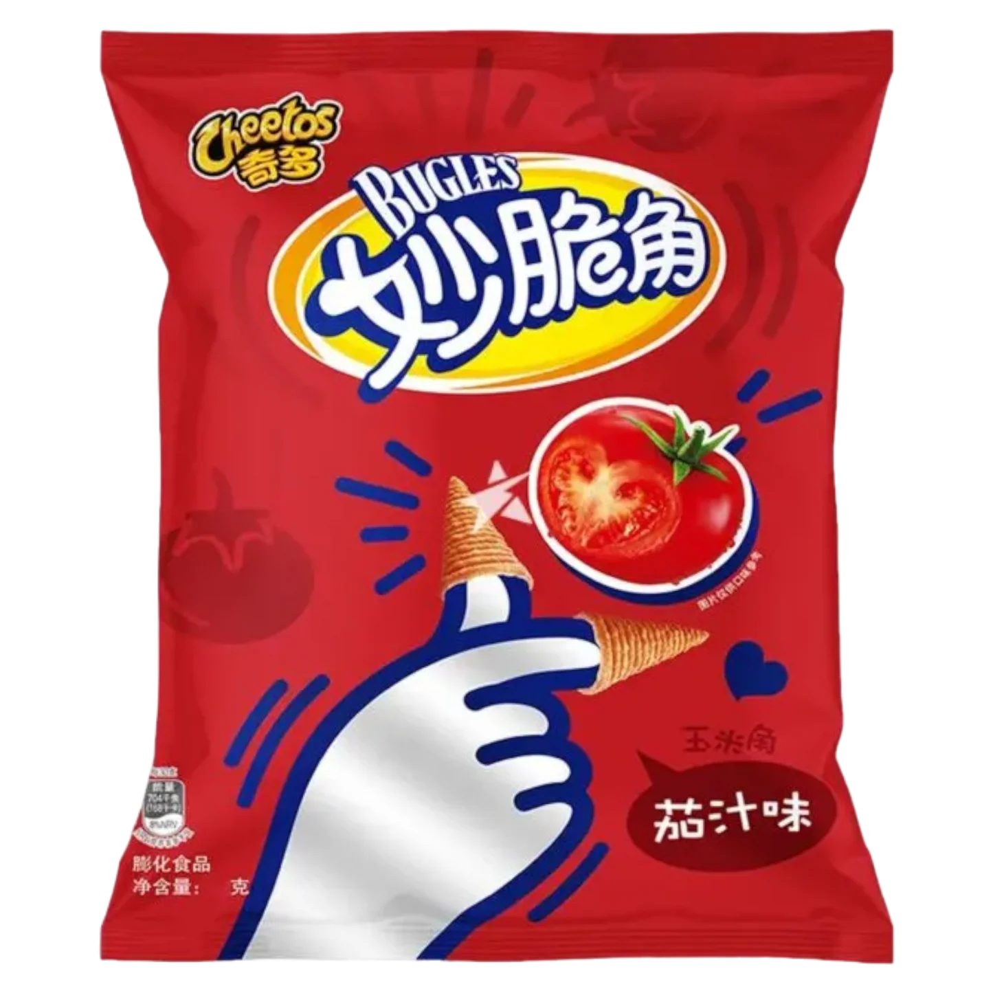 IMPORTED CHEETOS : BUGLES TOMATO