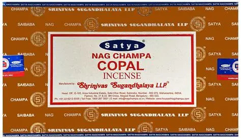 SATYA NAG CHAMPA COPAL INCENSE - 12PK