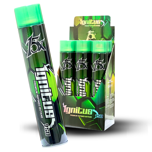 IGNITUS BUTANE 750ML (6‑PACK) - 15X