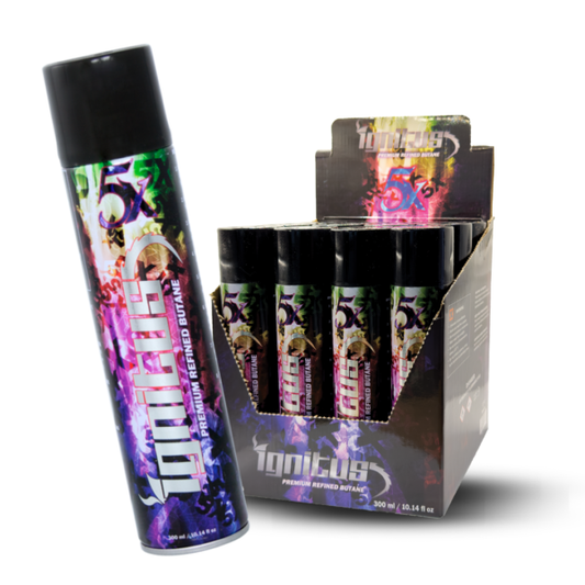 IGNITUS BUTANE 300ML (12‑PACK) - 5X