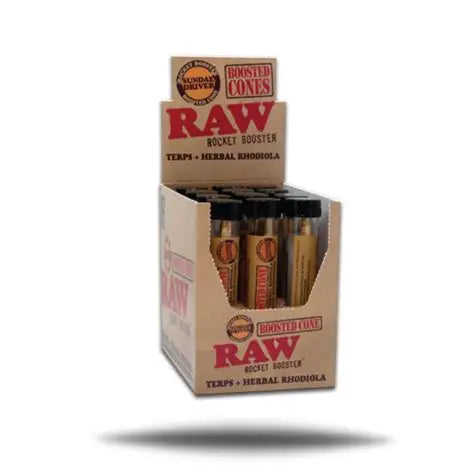 RAW ROCKET BOOSTER CONE-12 CONES PER DISPLAY