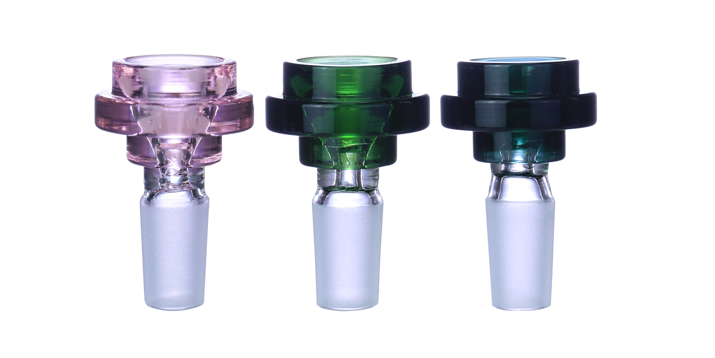 14 MM NM GLASS BOWL - 12 PK DISPLAY