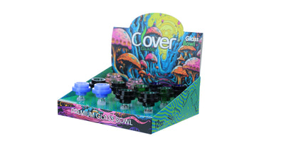 14 MM NM GLASS BOWL - 12 PK DISPLAY