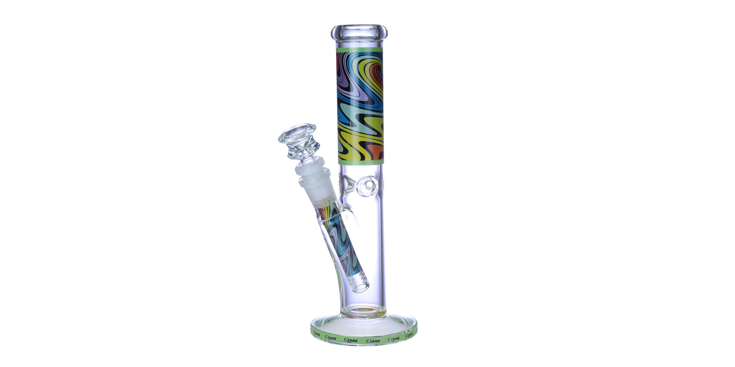 7MM STRAIGHT GLASS WATER PIPE : M2