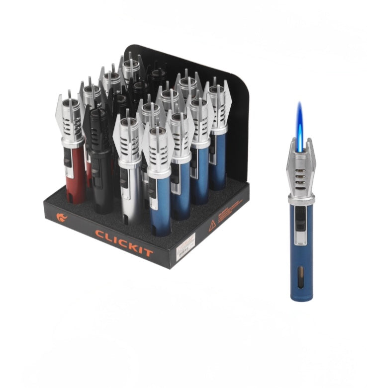 CLICKIT SABER TORCH (DISPLAY OF 16)