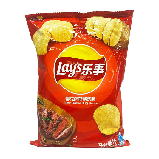 IMPORTED LAYS TEXAS GRILLED BBQ FLAVOR