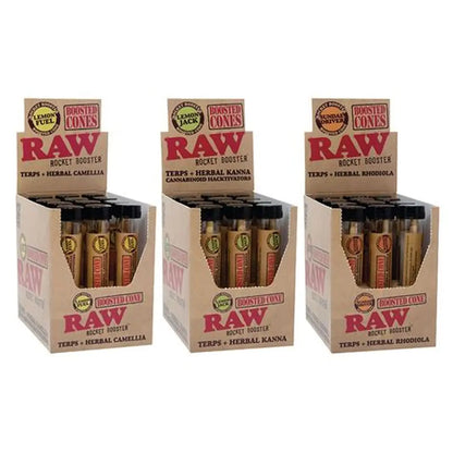 RAW ROCKET BOOSTER CONE-12 CONES PER DISPLAY
