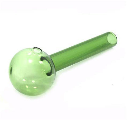 4'' GLASS OB PIPES LAKE GREEN :THICK