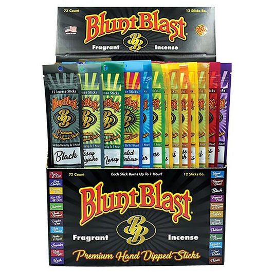 BLUNT BLAST FRAGRANT INCENSE : 12 PK