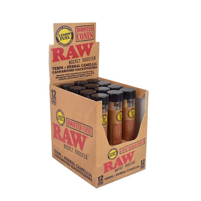 RAW ROCKET BOOSTER CONE-12 CONES PER DISPLAY