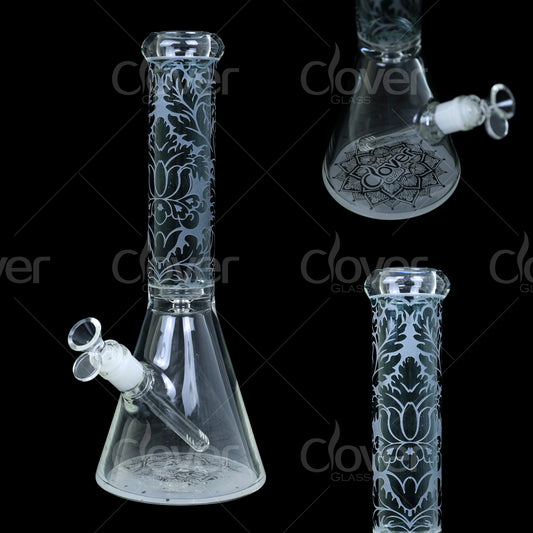 7 MM - GLASS WATER PIPE - 14 INCH