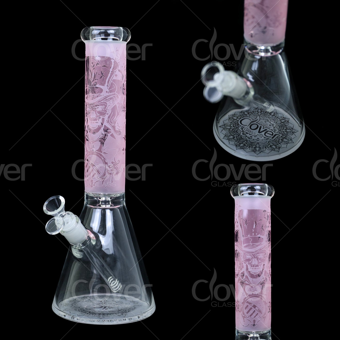 7 MM - GLASS WATER PIPE - 14 INCH