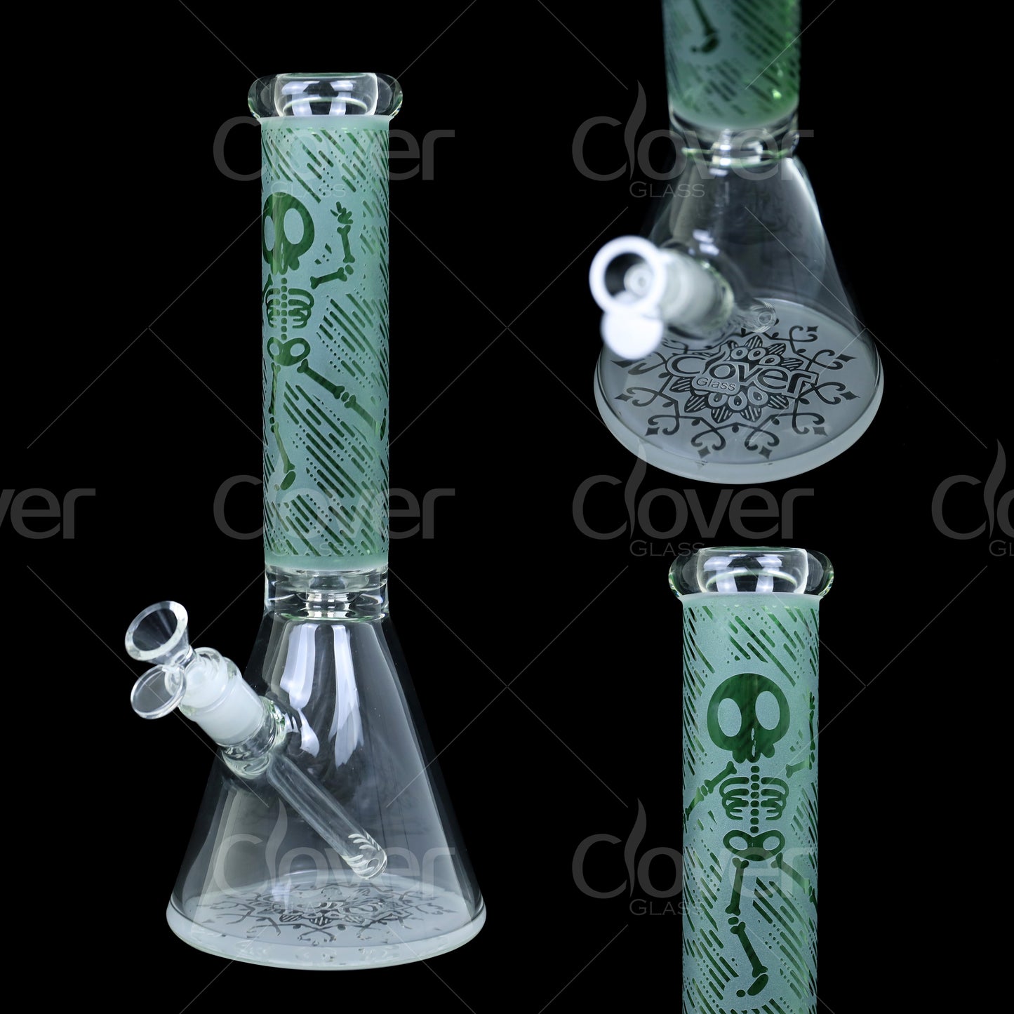 7 MM - GLASS WATER PIPE - 14 INCH