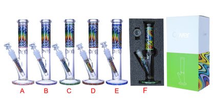 7MM STRAIGHT GLASS WATER PIPE : M2