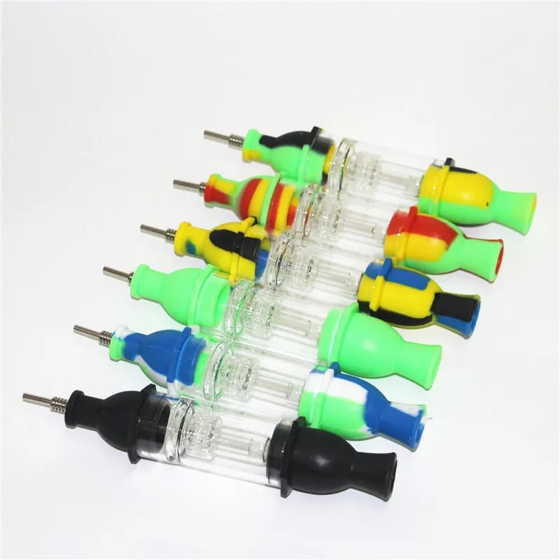 HYBRID NECTAR COLLECTORS MIX COLORS (GLASS+SILICONE)