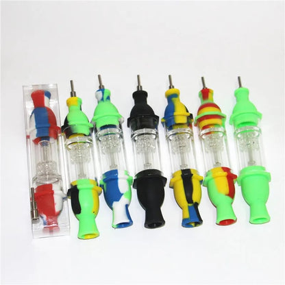 HYBRID NECTAR COLLECTORS MIX COLORS (GLASS+SILICONE)