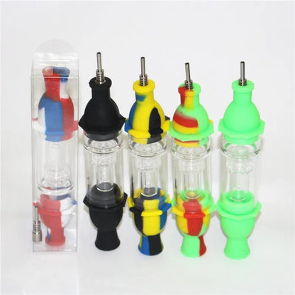 HYBRID NECTAR COLLECTORS MIX COLORS (GLASS+SILICONE)