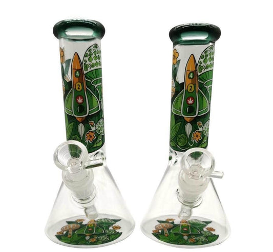 ASSORTED DESIGNE 8 INCH WATER PIPES