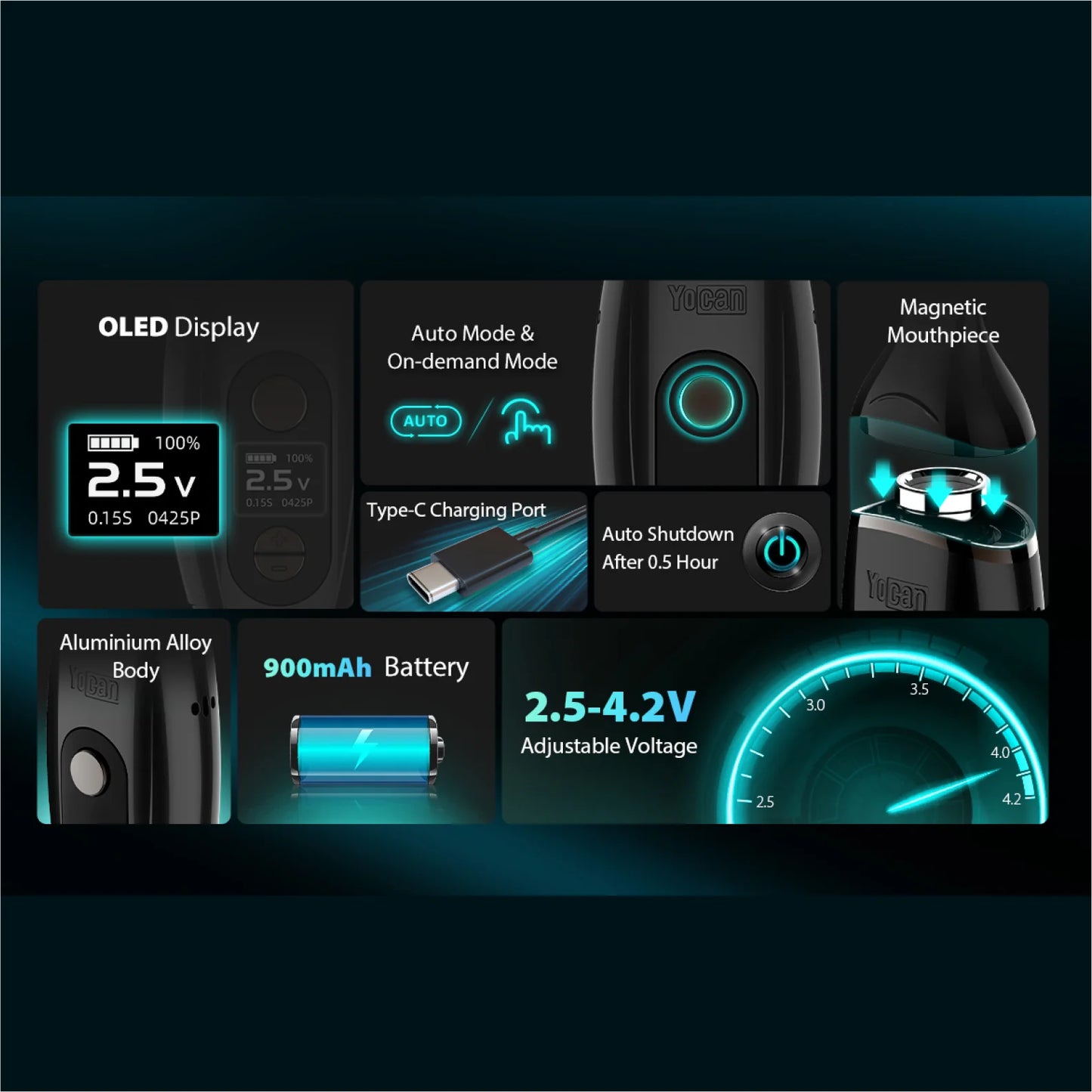 YOCAN IRIS WAX VAPORIZER