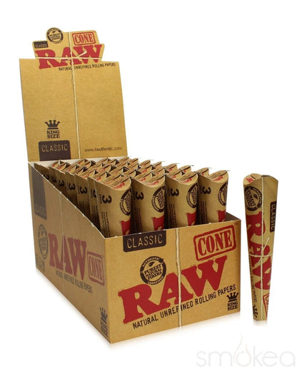 RAW KING SIZE PRE-ROLLED CONES (3-PACK)