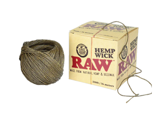 RAW HEMP WICK- 250FT/ 76 METERS